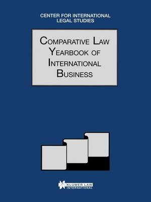 cover image of The Comparative Law Yearbook of International Business, Volume 21, 1999